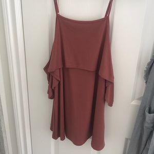 Off the shoulder tank!